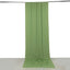 Sage Green 4-Way Stretch Spandex Event Curtain Drapes, Wrinkle Free Backdrop Event Panel with Rod Pockets - 5ftx14ft