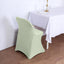 10 Pack Stretch Spandex Chair Covers Sage Green for Folding Chairs - Durable 160GSM Fitted Slipcovers