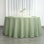 Polyester 120" Round Tablecloth Sage Green - Seamless Wrinkle-Resistant Table Cover
