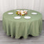 Premium Polyester 108" Round Tablecloth Dusty Sage Green - Wrinkle-Resistant 220GSM Table Cover