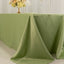 Lamour Satin 90"x156" Rectangle Tablecloth Sage Green - Luxurious, Soft Seamless Table Cover