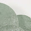 Set of 3 Sage Green Crushed Velvet Chiara Backdrop Stand Covers For Round Top Wedding Arches - 5ft, 6ft, 7ft