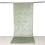 Sage Green Crushed Velvet Backdrop Curtain â€“ 5ft x 12ft Event Drape with Rod Pocket, Privacy Panel for Photo Booths & Events