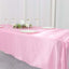 Satin Rectangular 60"x102" Tablecloth Pink - Smooth and Lustrous Table Cover