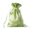 12 Pack 4"x6" Apple Green Satin Drawstring Wedding Party Favor Gift Bags