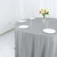 Taffeta 132" Round Tablecloth Silver - Seamless Accordion Crinkle Table Cover