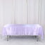 Satin Rectangular 60"x102" Tablecloth Lavender Lilac - Smooth and Lustrous Table Cover