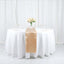 Satin 12"x108" Table Runner Nude - Stylish Table Linen