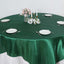 Satin 90"x90" Table Overlay Square Tablecloth Hunter Emerald Green - Smooth Finish Table Topper
