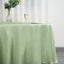 Satin 108" Round Tablecloth Sage Green - Smooth and Lustrous Table Cover