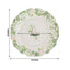 25-Pack Paper 8" Round Dessert Plates in White with Floral Greenery & Scalloped Edges - Disposable Appetizer Salad Plates for Rustic Weddings & Garden Brunches