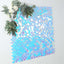 24sq.ft Shiny Iridescent Blue Sequin Shimmer Wall Photo Backdrop with Mermaid Scales Pattern, Party Wall Art DÃ©cor Panels - 24 Panels