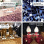 Sequin 90"x132" Rectangle Tablecloth Iridescent Blue - Seamless Big Payette Table Cover