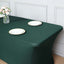 Stretch Spandex 96"x30" Rectangle Table Cover Hunter Emerald Green - Durable Form-Fitting Tablecloth