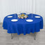Premium Polyester 90" Round Tablecloth Royal Blue - Stain and Wrinkle-Resistant Design with 220GSM Thickness Table Cover