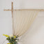 Beige Sheer Backdrop Drape â€“ 5ft x 14ft Wedding Arch & Ceiling Decor Panel, Wrinkle Free with Soft Shimmer