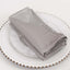 5 Pack Scuba 20"x20" Napkins Shimmer Silver - Dazzling Cloth Napkins