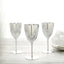 6-Pack Plastic Wine Glasses in Metallic Silver - Classy Disposable Goblets for Parties, Receptions & Banquets 8oz