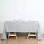 Polyester 60"x126" Rectangle Tablecloth Silver - Wrinkle-Resistant Table Cover