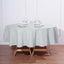 Polyester 90" Round Tablecloth Silver - Stain & Wrinkle-Resistant Table Cover