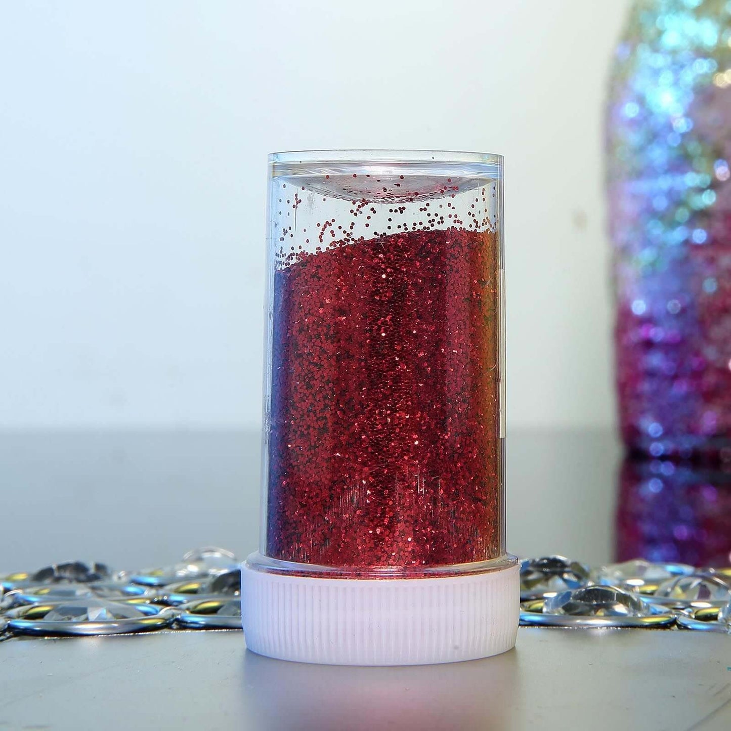 Extra Fine Glitter Powder Metallic Burgundy - Nontoxic Glitter Dust with Shaker Lid for Fun DIY Projects Kidsâ€™ Crafts Resin Art & Festival Decor 23g
