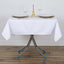 Premium Polyester 54"x54" Square Tablecloth White - Stain and Wrinkle-Resistant 220GSM Finish for Weddings & Events