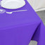 Premium Polyester 54"x54" Square Tablecloth Purple - 220GSM Stain and Wrinkle-Resistant Table Cover