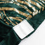 Spandex Chair Cover with Wave Embroidered Sequins for Banquet Chairs Hunter Emerald Green/Gold - Glittering Stretch Fitted Slipcover