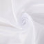 Extra Long Tulle 17ft Table Skirt White with Satin Edge - Table Cover for Baby Showers & Events