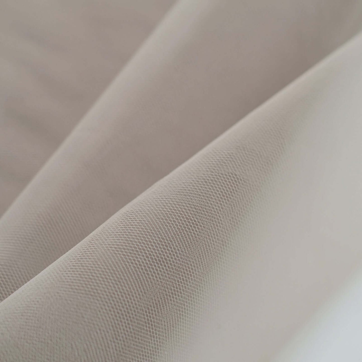 54"x40 Yards Taupe Tulle Fabric Bolt, DIY Crafts Sheer Fabric Roll