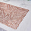 6-Pack Table Mats Wheat Design Rose Gold - Vinyl Rectangle Non-Slip Surface for Stylish Settings 12"x18"