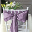 5 Pack Taffeta 6"x106" Chair Sashes Violet Amethyst Accordion Crinkle Texture - Stylish Decor for Weddings & Gatherings
