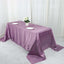 Satin Rectangular 90"x132" Tablecloth Violet Amethyst - Seamless Table Cover