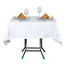 Vinyl Tablecloth Clear Eco-Friendly Square - Durable PVC Tablecloth 54"x54" 10 Mil Thick