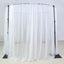 10ft Adjustable 4-Post Round Black Metal Backdrop Stand Canopy, Circular Wedding Event Arch Frame Chuppah