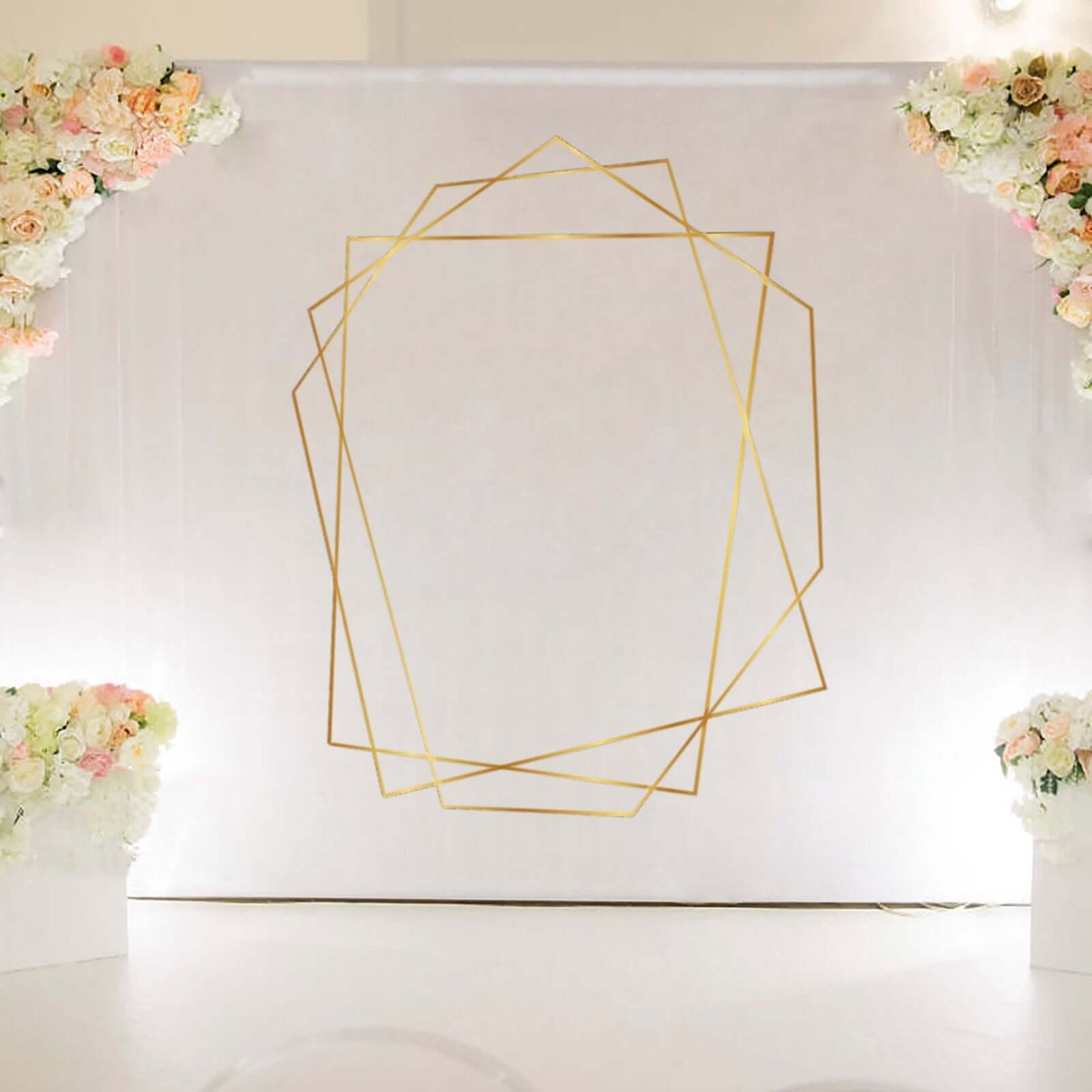 100 Yds 3/8" Gold Metallic Film Tape Adhesive, DIY Floral Wrap Craft Decor Tape - Polyester with Acrylic