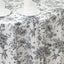 Polyester 120" Round Tablecloth White - Black French Toile Pattern for Chic Weddings