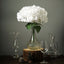 5 Bushes White Artificial Silk Hydrangea Flower Bouquets