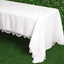 Lace 60"x126" Rectangular Oblong Tablecloth White - Premium Finish for Sophisticated Occasions