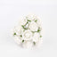 48 Roses 1" White Real Touch Artificial DIY Foam Rose Flowers With Stem, Craft Rose Buds