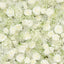 8ftx4ft Roll Up Artificial Flower Wall Panel Backdrop with White Silk Roses & Baby's Breath