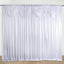 20ftx10ft White Premium Double Drape Satin Event Curtain Drapes, Glossy Photo Backdrop Event Panel