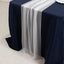 20-Pack 9ft Sheer Table Runners â€“ White Shimmer Sheer Drapes, Wrinkle-Free