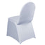 Spandex Chair Cover for Banquet Chairs White - Stylish Stretch 160GSM Fabric with Slip-On Slipcover for Sophisticated Gatherings