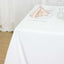 Premium Polyester Square Tablecloth 90"x90" White 220GSM Wrinkle-Resistant Table Cover for Stylish Gatherings