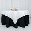 Premium Polyester 70"x70" Table Overlay Square Tablecloth White 220GSM Wrinkle-Resistant Table Cover for Stylish Gatherings