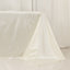 Scuba Rectangular 90"x156" Tablecloth Shimmering Pearl White - Wrinkle Free & Stain Resistant Seamless Table Cover