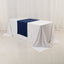 Scuba Polyester 24"x72" Wide Table Runner Navy Blue - Wrinkle-Free Table Linen
