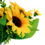 2 Bouquets 13" Yellow Artificial Silk Sunflower Flower Bushes