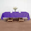 Polyester 60"x102" Rectangle Tablecloth Purple - Durable and Stylish Table Cover